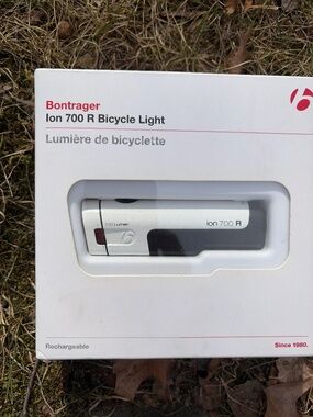 Bontrager front and rear bicycle lights never opened